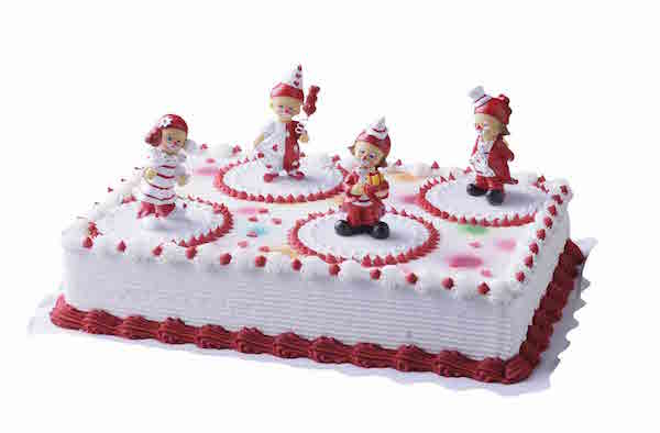 Torte Cake Sparkässeli rechteckig BRÄNDLI Amerika Torte Clown