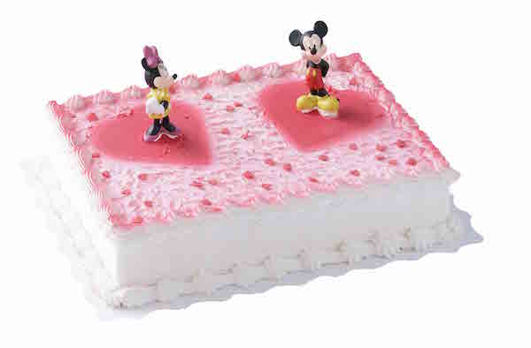 Torte Cake Sparkässeli quadratisch BRÄNDLI Amerika Torte Micky und Minnie Maus